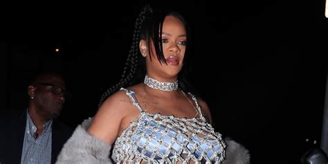 Rihanna's Crystal Miu Miu Miniskirt 